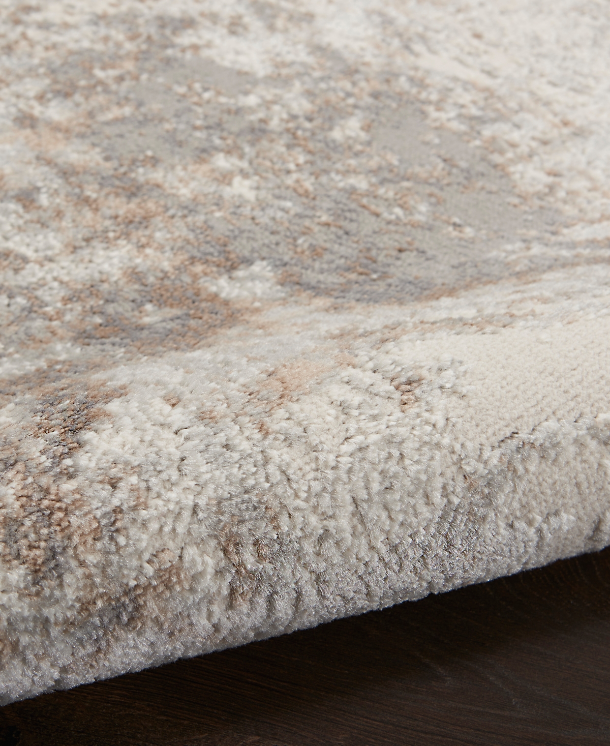 Nourison Home Elation Etn02 5'3"x7'3" Area Rug In Ivory,gray