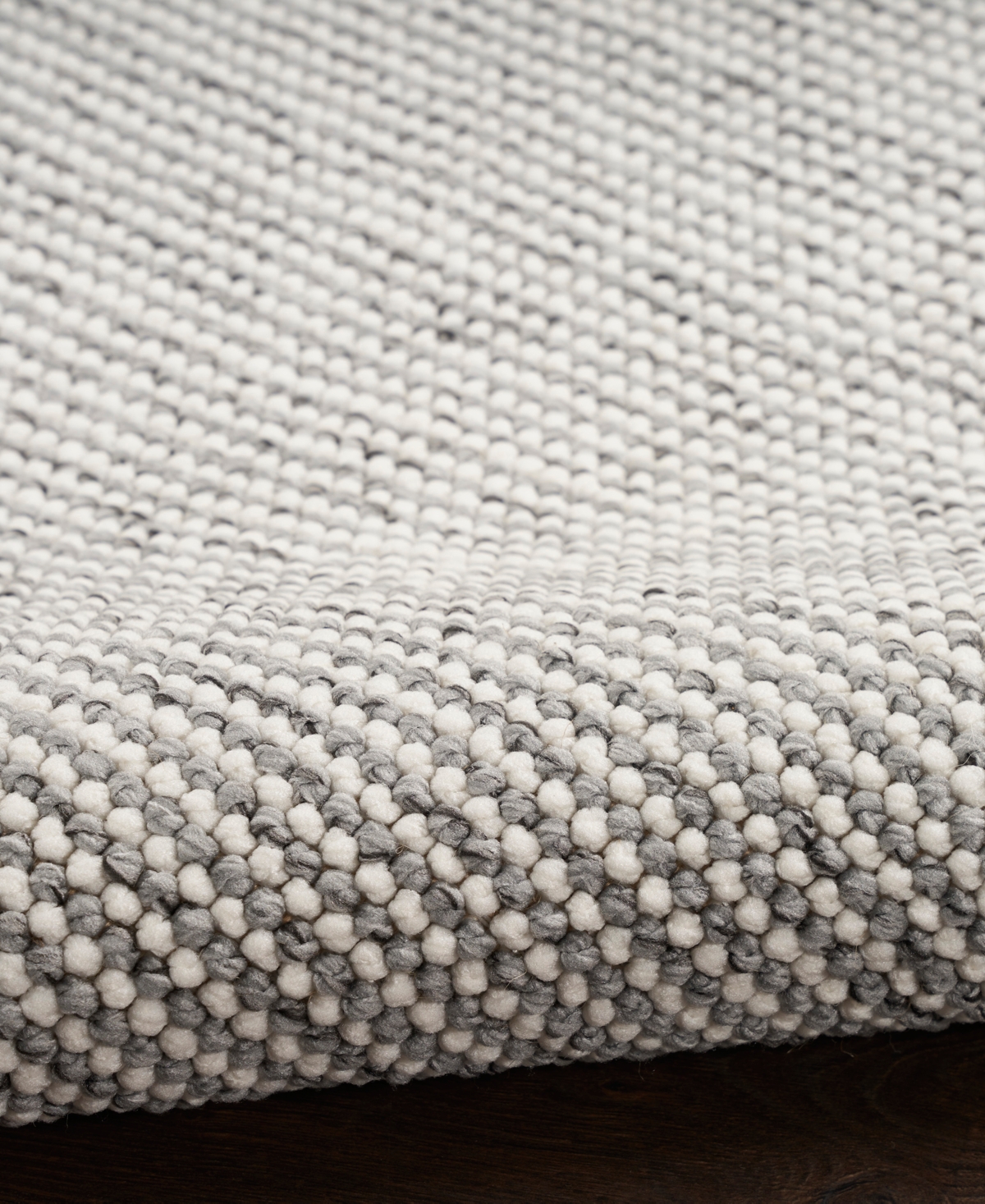 Nourison Home Natural Texture Ntx01 2'3"x7'6" Runner Area Rug In Ivory,gray