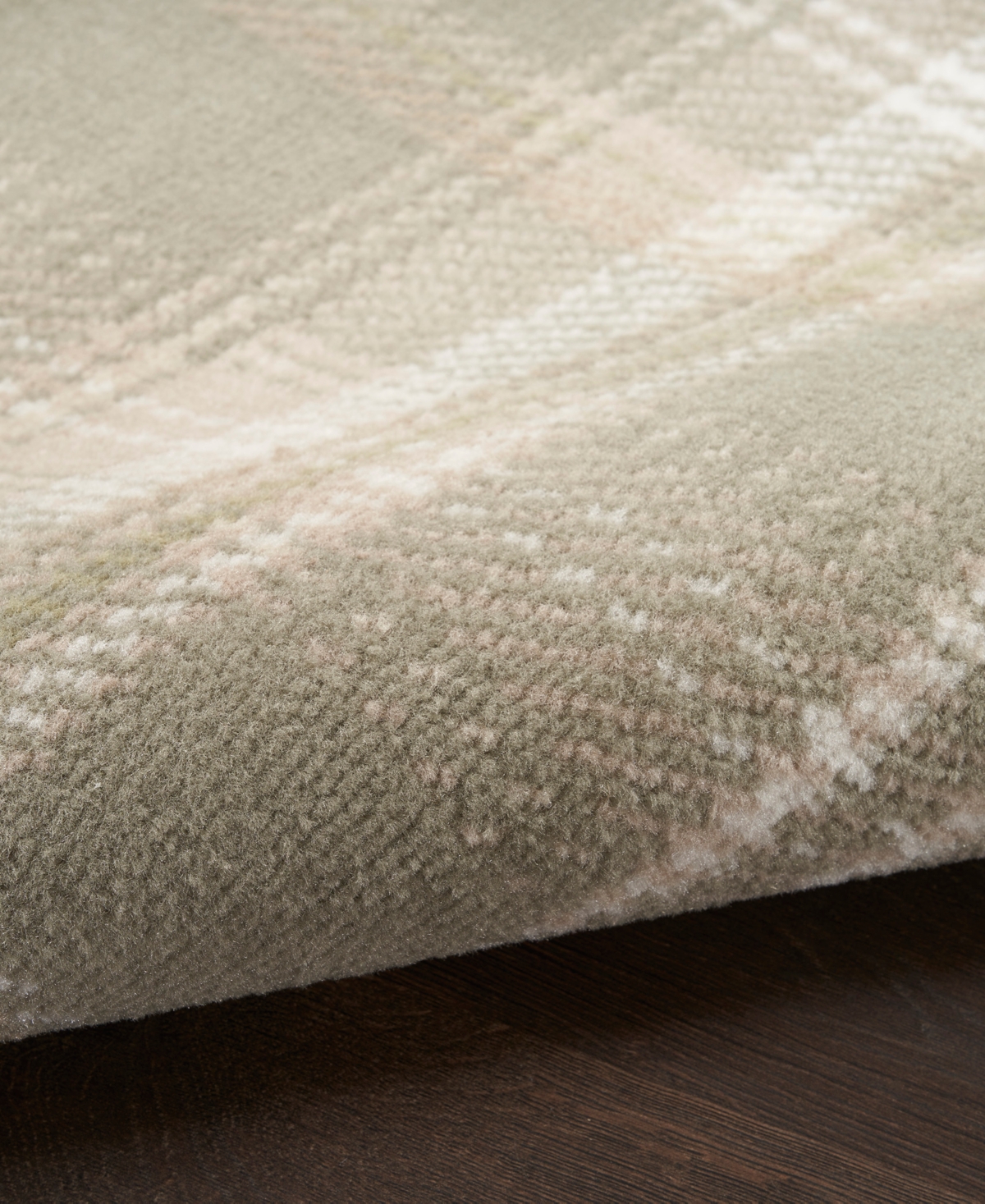 Nourison Home Grafix Grf03 7'10"x9'10" Area Rug In Olive