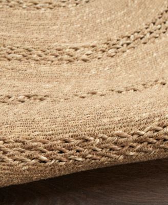 Natural Seagrass NSG01 5'x5' Round Area Rug