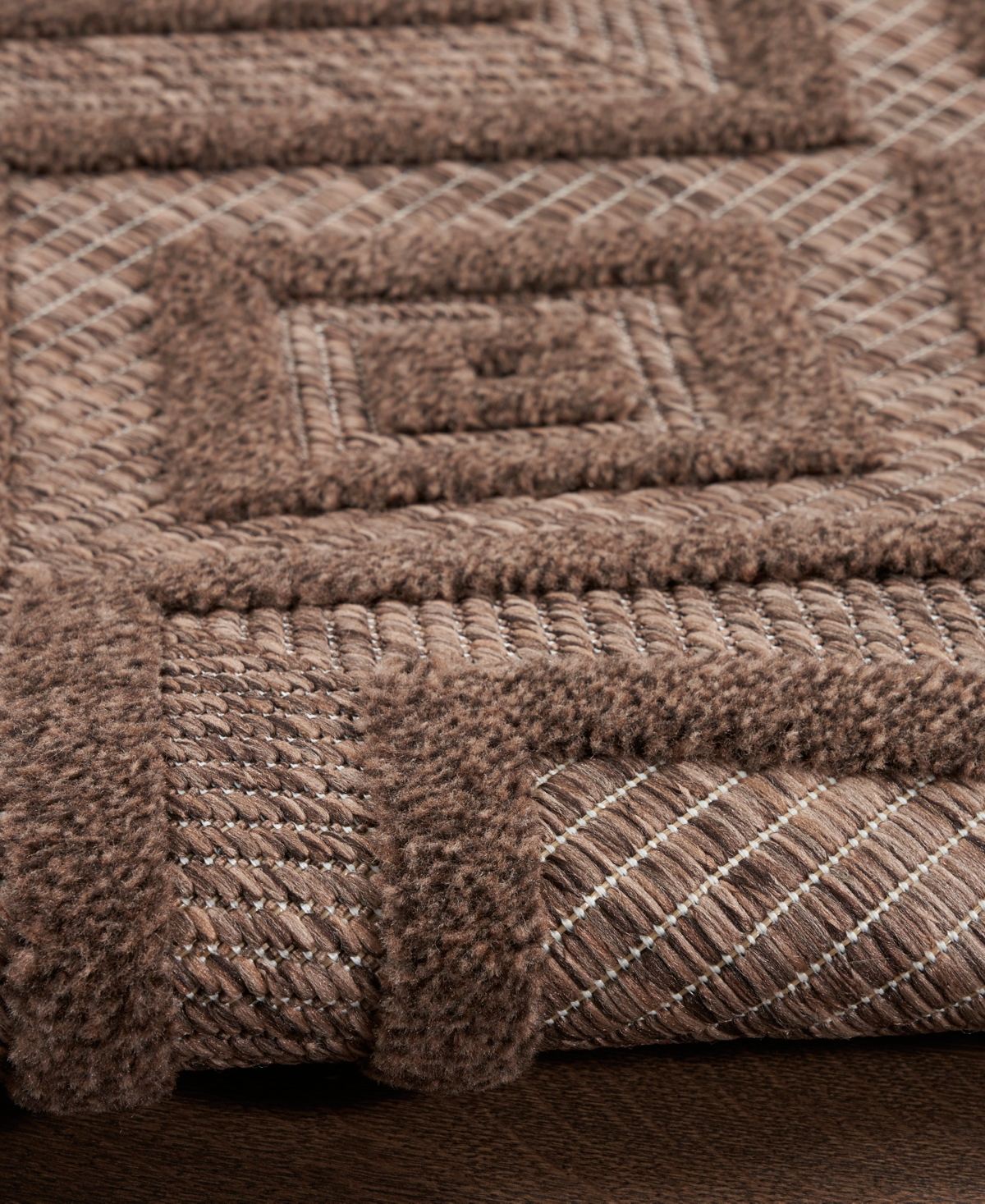 Nourison Home Versatile Nrv01 4'x6' Area Rug In Brown