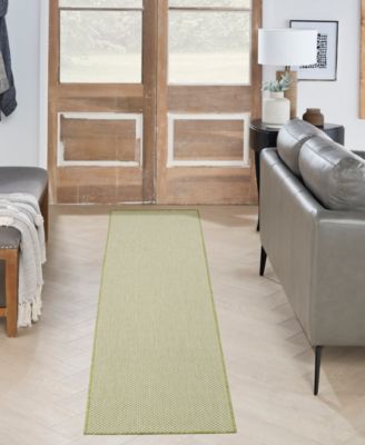 Courtyard COU01 2'2"x10' Runner Area Rug