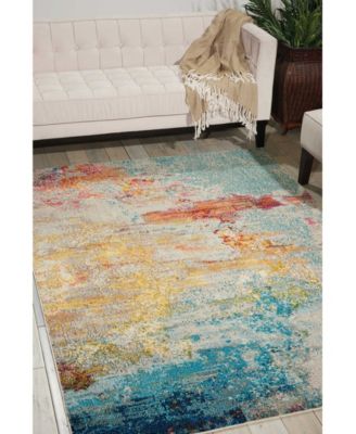 Celestial CES02 6'7"x9'7" Area Rug