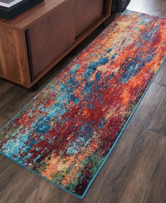 Celestial CES08 2'2"x7'6" Runner Area Rug