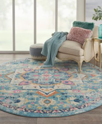 Passion PSN25 8'x8' Round Area Rug