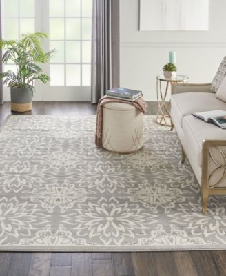 Nourison Home Jubilant Jub06 Rug Collection In Ivory,aqua
