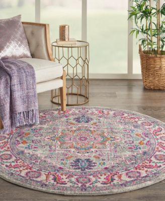 Passion PSN20 5'x5' Round Area Rug