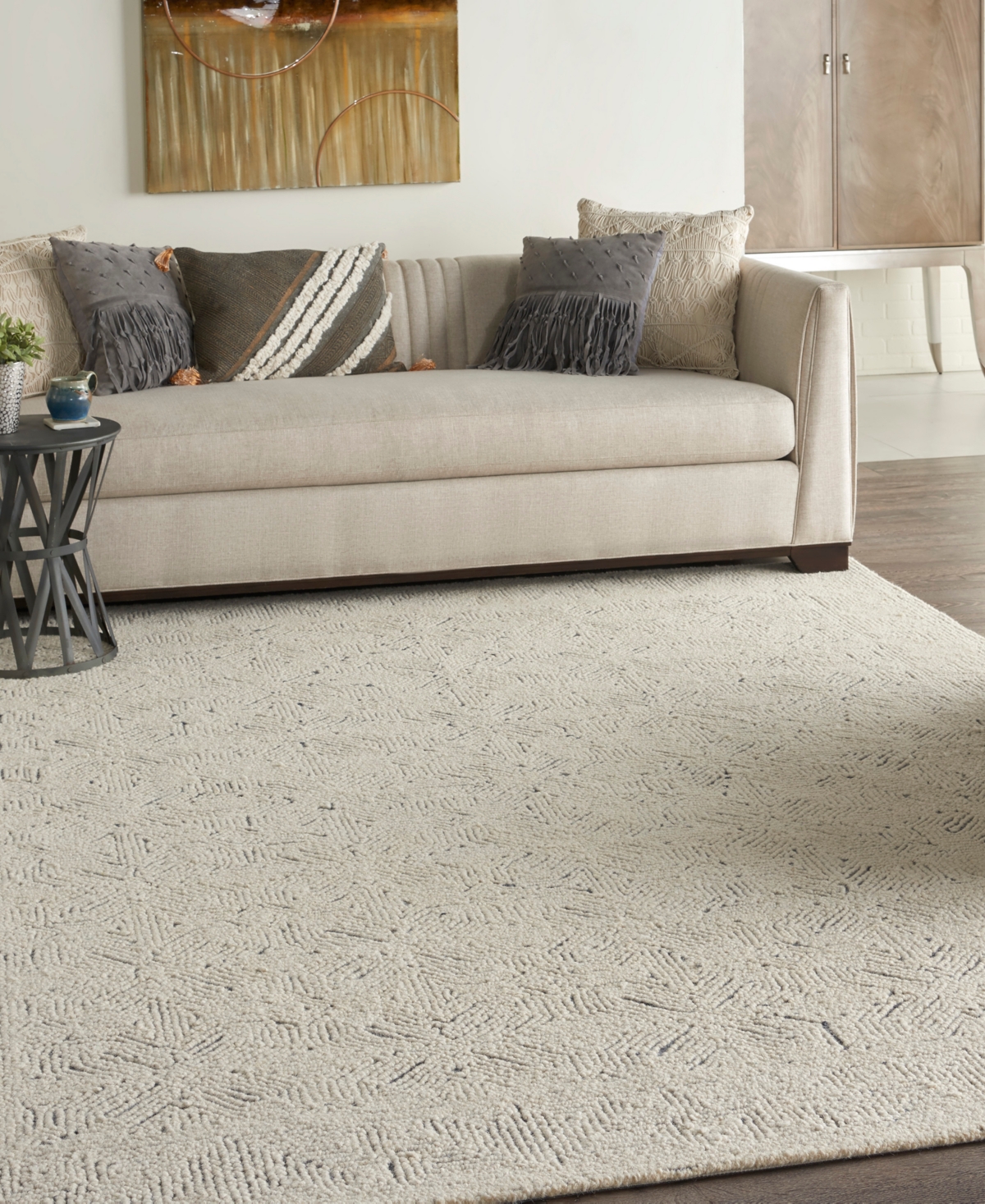 Nourison Home Colorado Clr05 7'9x9'9 Area Rug In Ivory,navy