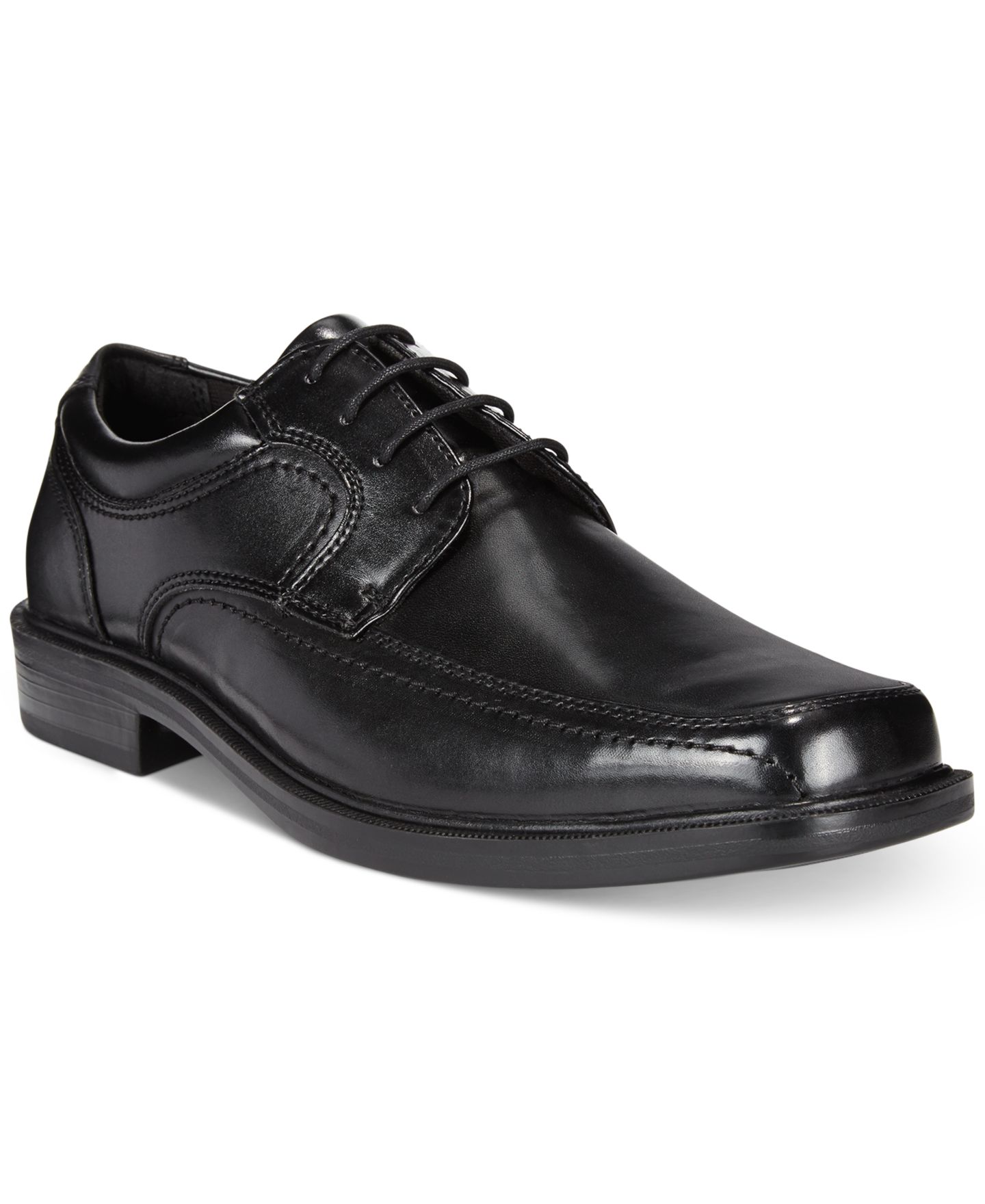 Dockers Men's Manvel Faux Leather Oxfords, цвет: Чёрный — фото 1