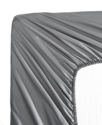 Solid 800 Thread Count Cotton Sateen 4 Piece Sheet Set, King