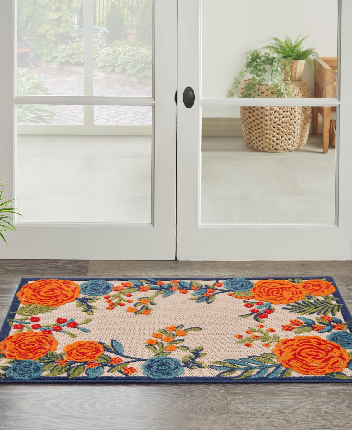 Nourison Home Aloha Alh32 2'8"x4' Area Rug In Multi