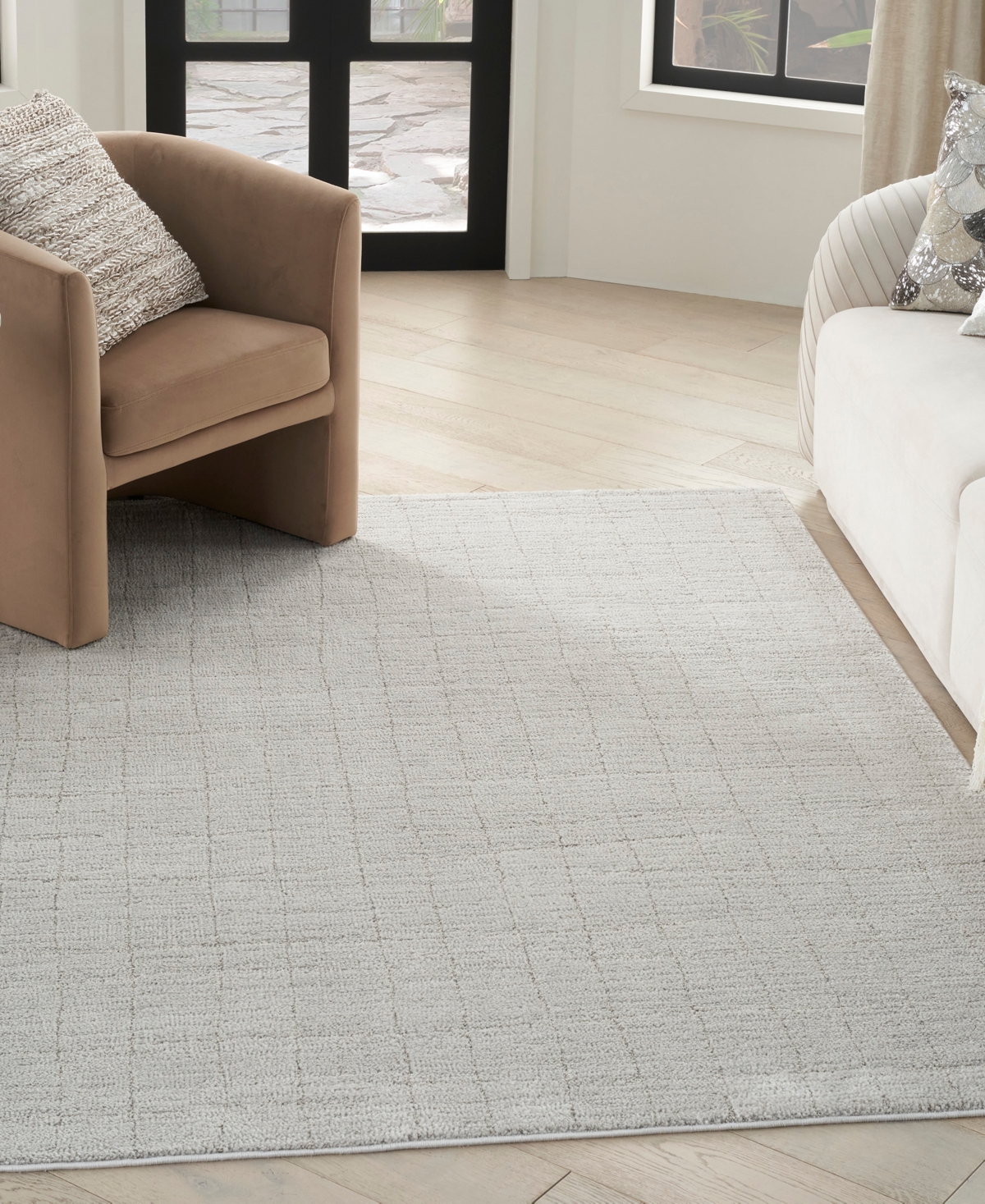 Nourison Home Andes And04 6'x9' Area Rug In Gray
