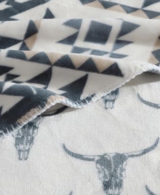 Flannel Oversized Throw, 70" X 60"