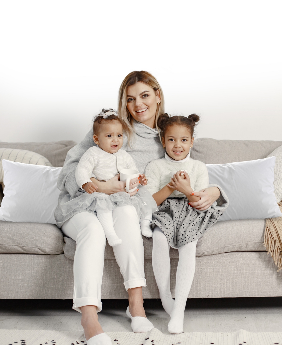 Cheer Collection 95% Feather/5% Down 2-pack Pillow Inserts, 12" X 20" In White