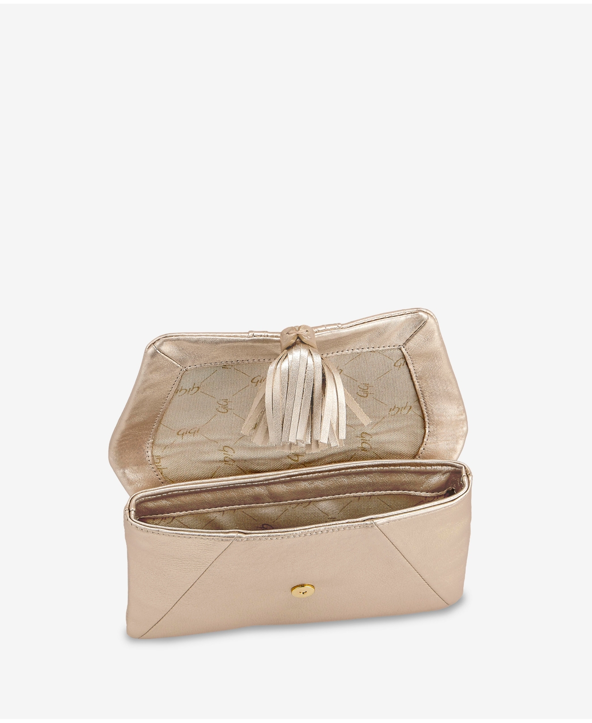 GiGi New York Women's Ava Metallic Leather Wallet