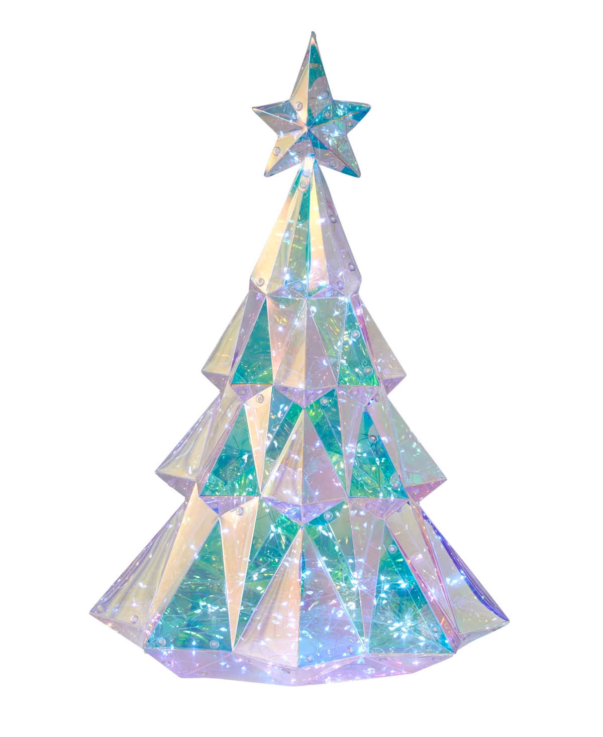 Seasonal Prismatic Diamond Christmas Tree Led Lights 18.89