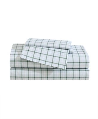 Printed 200-Thread Count Cotton Percale 4-Pc. Sheet Set, Full&nbsp;