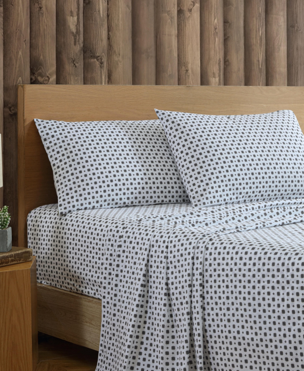 Eddie Bauer Printed 100% Cotton Percale 4-pc. Sheet Set, King In Fairisle Sprinkle