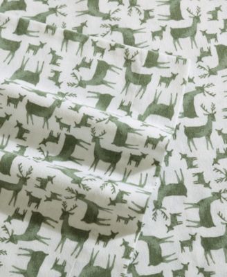 Holiday Cotton Flannel 4 Pc. Sheet Set, Queen