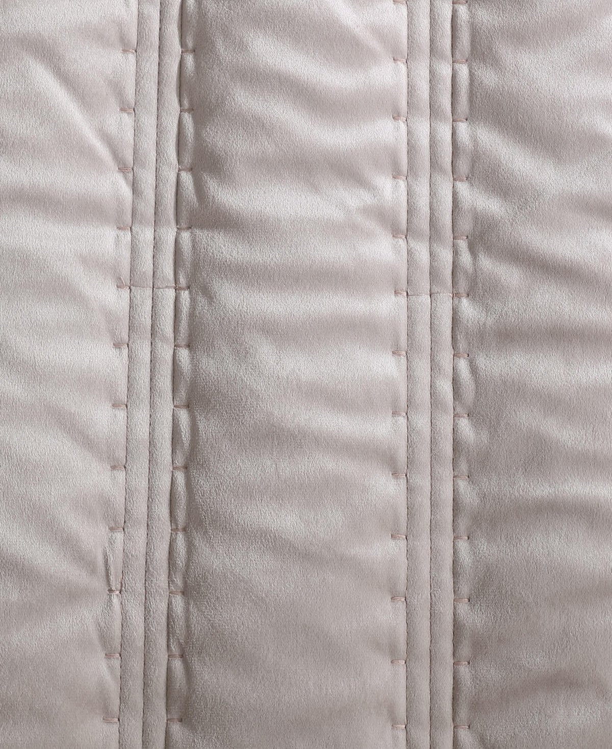 Vera Wang Linear Stitch Velvet 3-Pc. Quilt Set