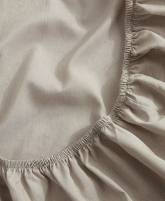 Solid Cationic Brushed Microfiber 4 Piece Sheet Set, King