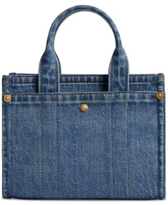 Mini Denim Cargo Tote 20