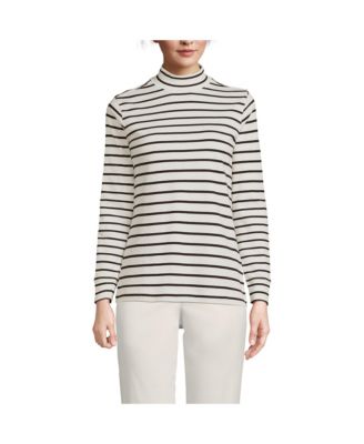 Lands end women's mock turtleneck best sale