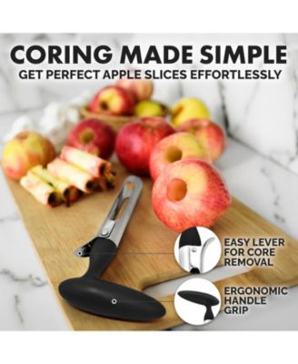 Premium Apple Corer Tool Stainless Steel Serrated Blade