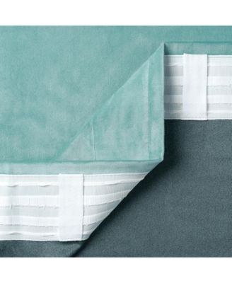 Premium 2-Panel Blackout Velvet Curtains - Classy & Solid Drapes for Living Room or Bedroom - 52" x 96" - Indigo