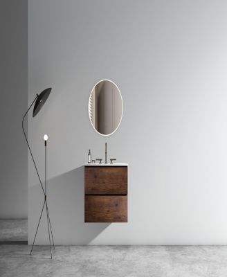 Streamdale 24" Wall Mount Bathroom Vanity with Ceramic Sink