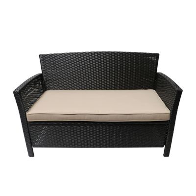 Streamdale St Lucia Plush Wicker Loveseat