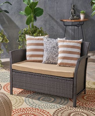 Streamdale St Lucia Plush Wicker Loveseat
