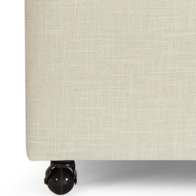 Modern Ottoman with Storage and Wheels