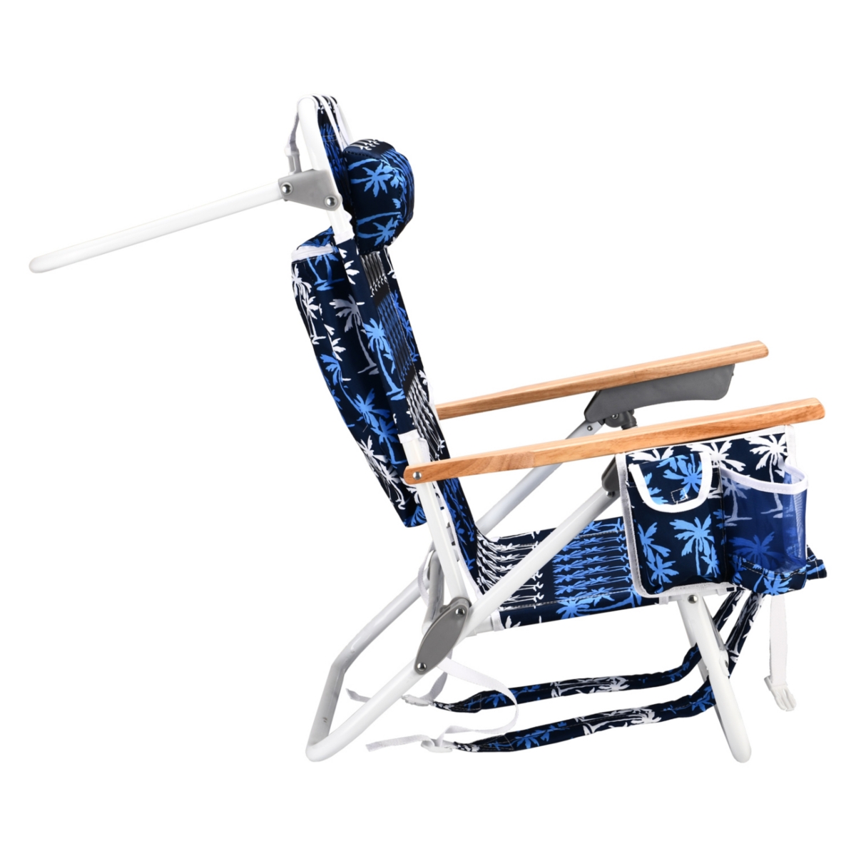 Streamdale Furniture 2PCS Backpack Beach Chairs for Adults Beach towel backpack beach chairs for adults 5 position chair with pouch folding lightweigh