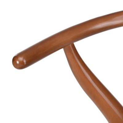 Wishbone Chairs for Dining Room, Soild Wood Weave Dining Chair, Armchair, Fully Assembled, Set of 2