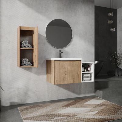 36" Wall-Mount Vanity with Sink, Soft Close