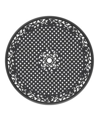 (Cushions In Random Colors)7-Piece Set Of Cast Aluminum Patio Furniture With Cushions