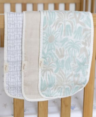 Infants Cove Beach Life Burp Cloth, 3-Pc. Set