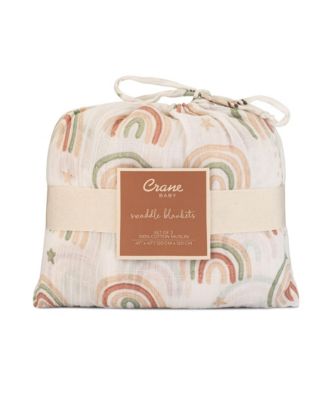 Infants Parker Butterfly/Rainbow Swaddle, 2-Pc. Set