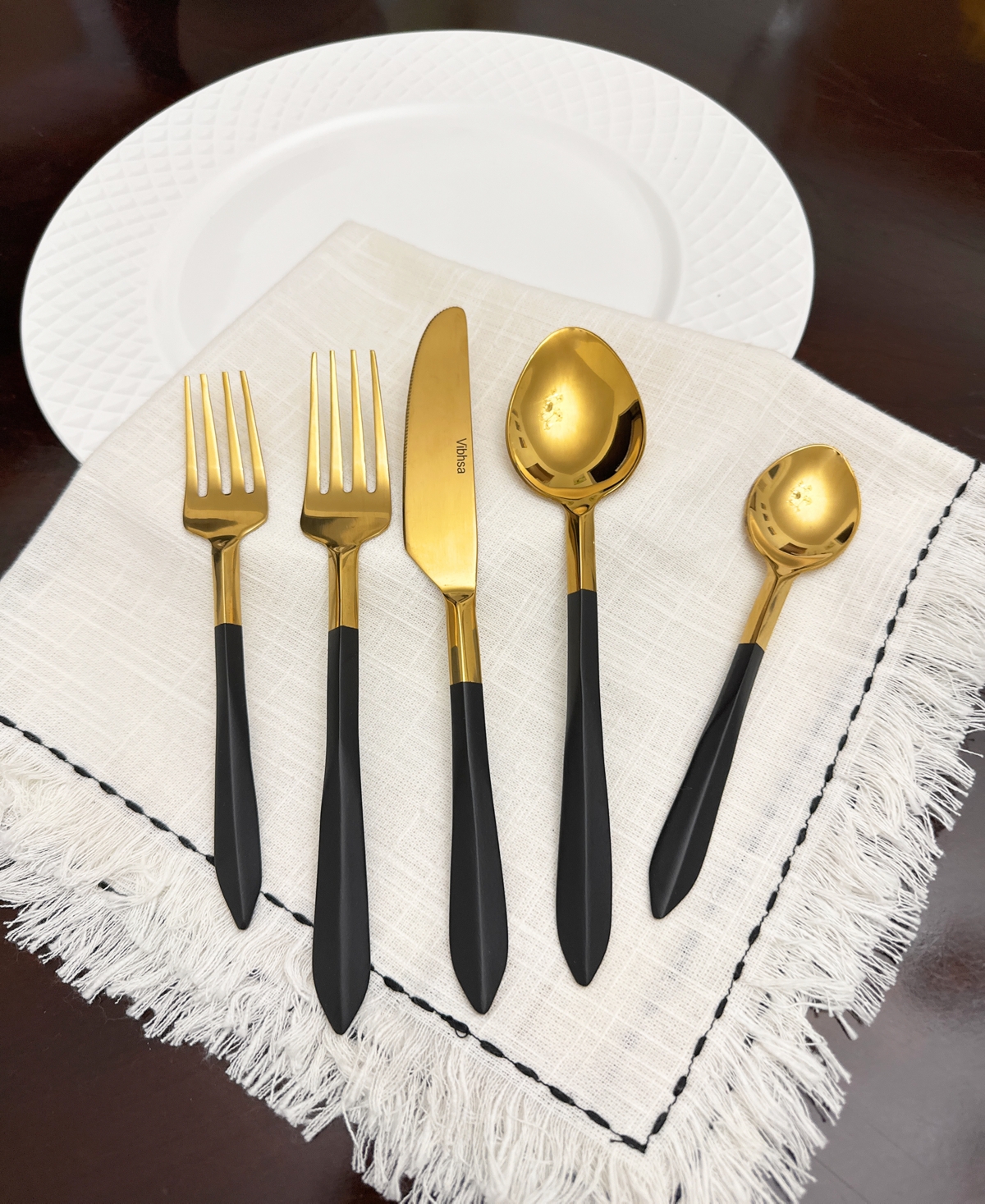 VIBHSA CONTEMPORARY 20-PC. FLATWARE SET, SERVING FOR 4 