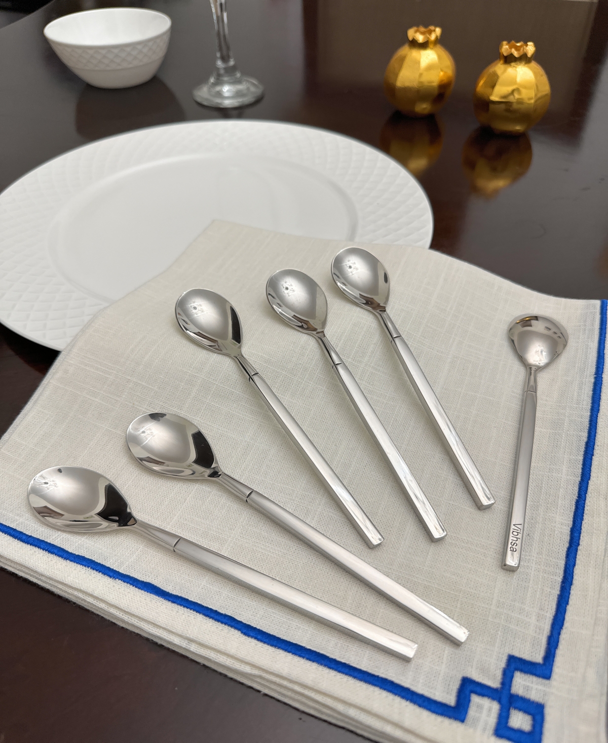 VIBHSA SQUARE 6-PC. TEASPOONS SET, SERVING FOR 6 