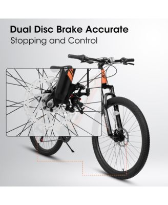 26-inch mountain bike adult aluminum frame shock absorbing front fork bike 21-speed disc brake mountain bike