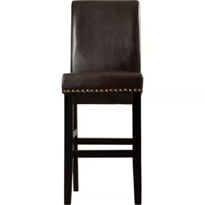 Upholstered 30" Counter Stool with Solid Wood Frame (Set of 2)