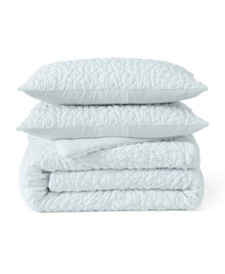 Floral Bubble 3-Pc. Comforter Set, King