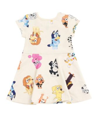 Girls Character Print Dress to