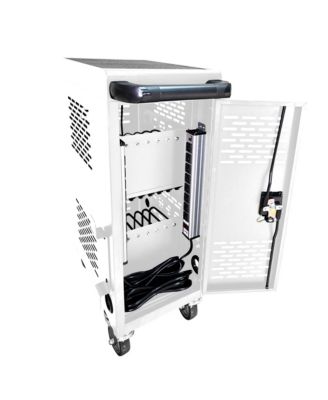 16-Compartment Charging Cabinet for Laptops