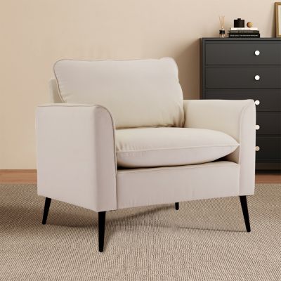 Streamdale Cat Paw Cream  Sofa Elegant, Cozy, and Easy to Assemble