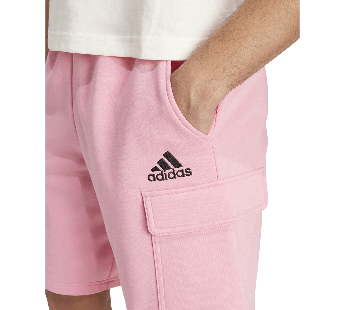 adidas Men's Essentials Fleece Cargo Shorts