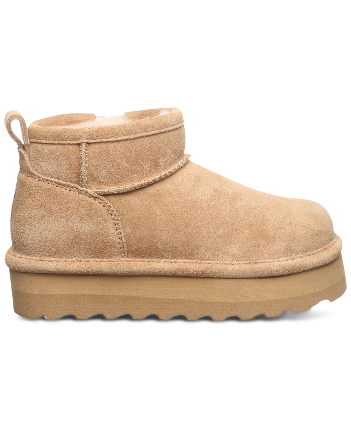 Bearpaw Big Girls Retro Shorty Platform Winter Boots from Finish Line