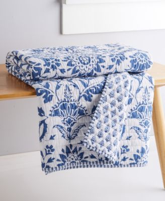 Clara Reversible Quilted Throw, 50" x 60"